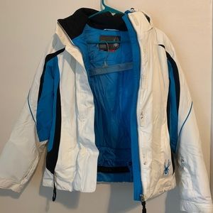 Spyder snowboarding jacket & The North Face pants